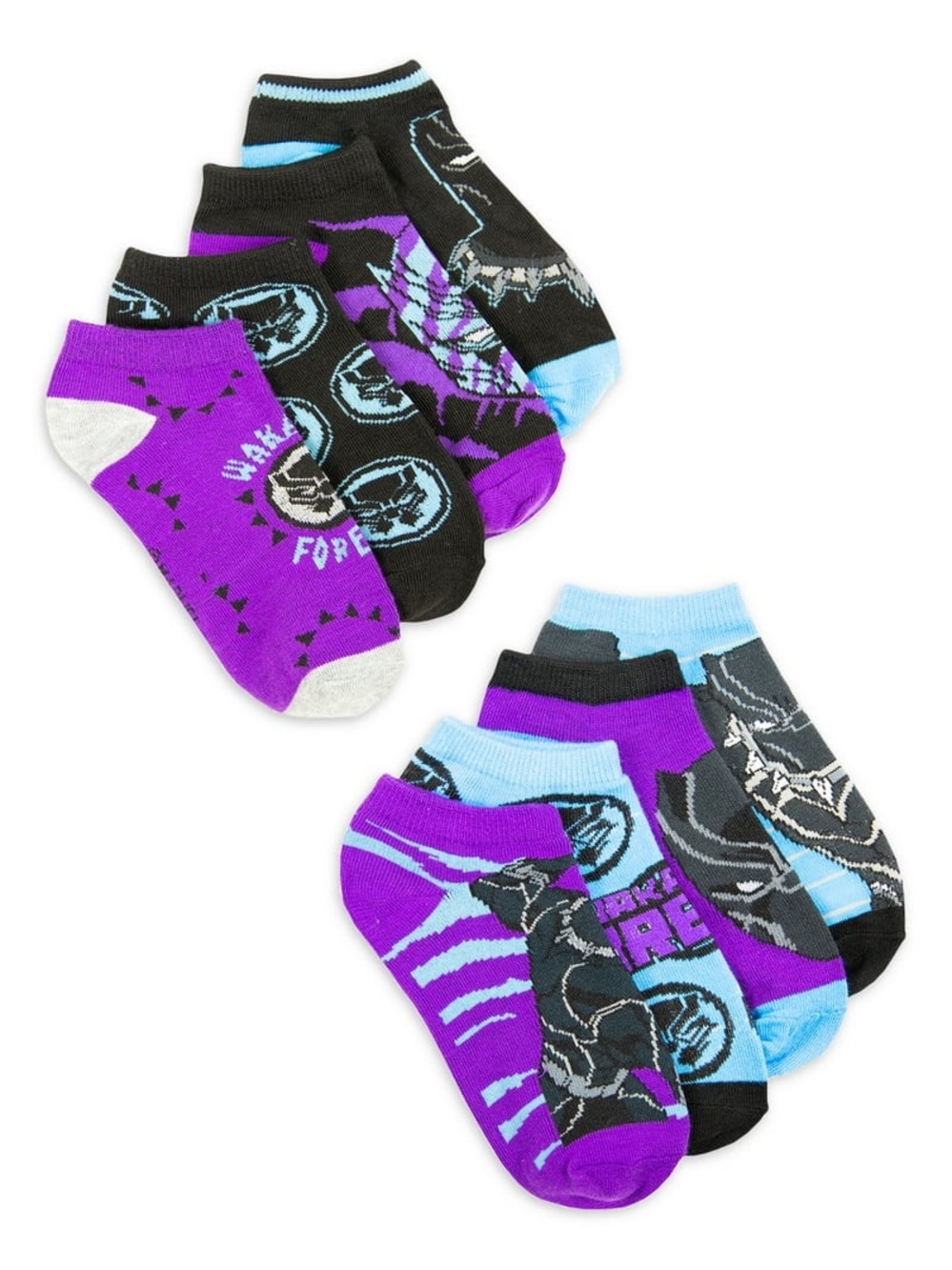 Marvel Avengers 8-Pack of Kids Ankle Socks - Size Large (3-9)